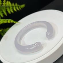 精品精選 開口貓爪瑪瑙手鐲 54MM 冰潤起光朱淺紫白 純潔高貴典雅