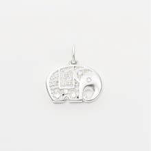 I 大象 I 925純銀墜子 可加裝在手鍊