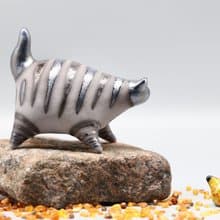 Handmade Ceramic Cat Figurine – Modern Minimalist Home Decor Gift
