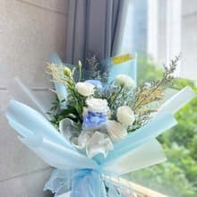 清藍鮮花束