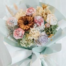 綠色花束/鈔票花束/有錢花/畢業花束/錢花束/生日禮物/向日葵花束