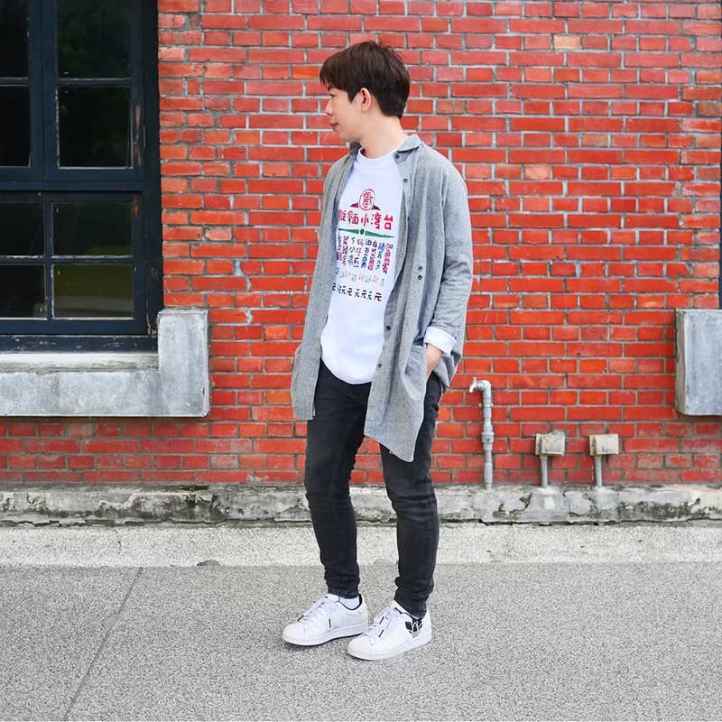 冬季限定長袖T恤-小麵攤 / 限量發行~男女同款中性 情侶裝 親子裝