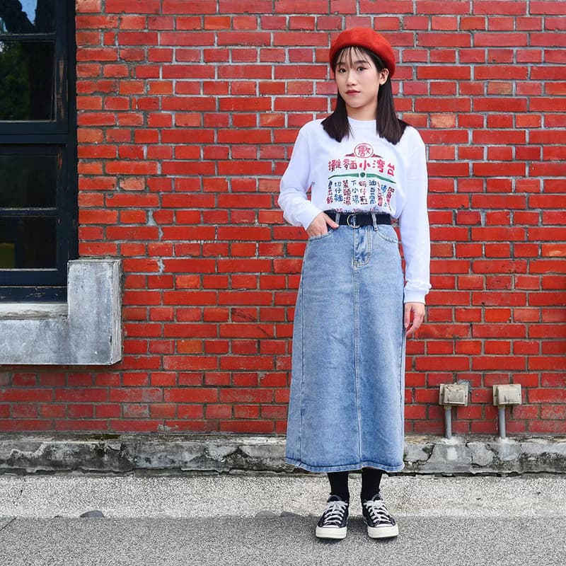 冬季限定長袖T恤-小麵攤 / 限量發行~男女同款中性 情侶裝 親子裝