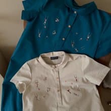 LuLu Dress 蓮花領連衣裙 Peacock Blue 淺藍色