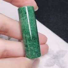 老花青翡翠圓印 | 天然緬甸玉A貨翡翠 | 送禮