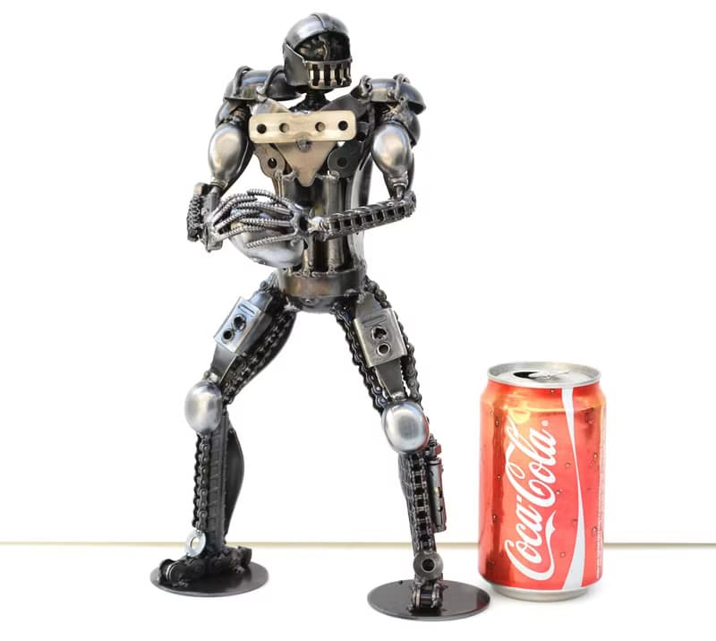 American Football Player SCRAP METAL, Cool gift for him, Cool Birthday Gift