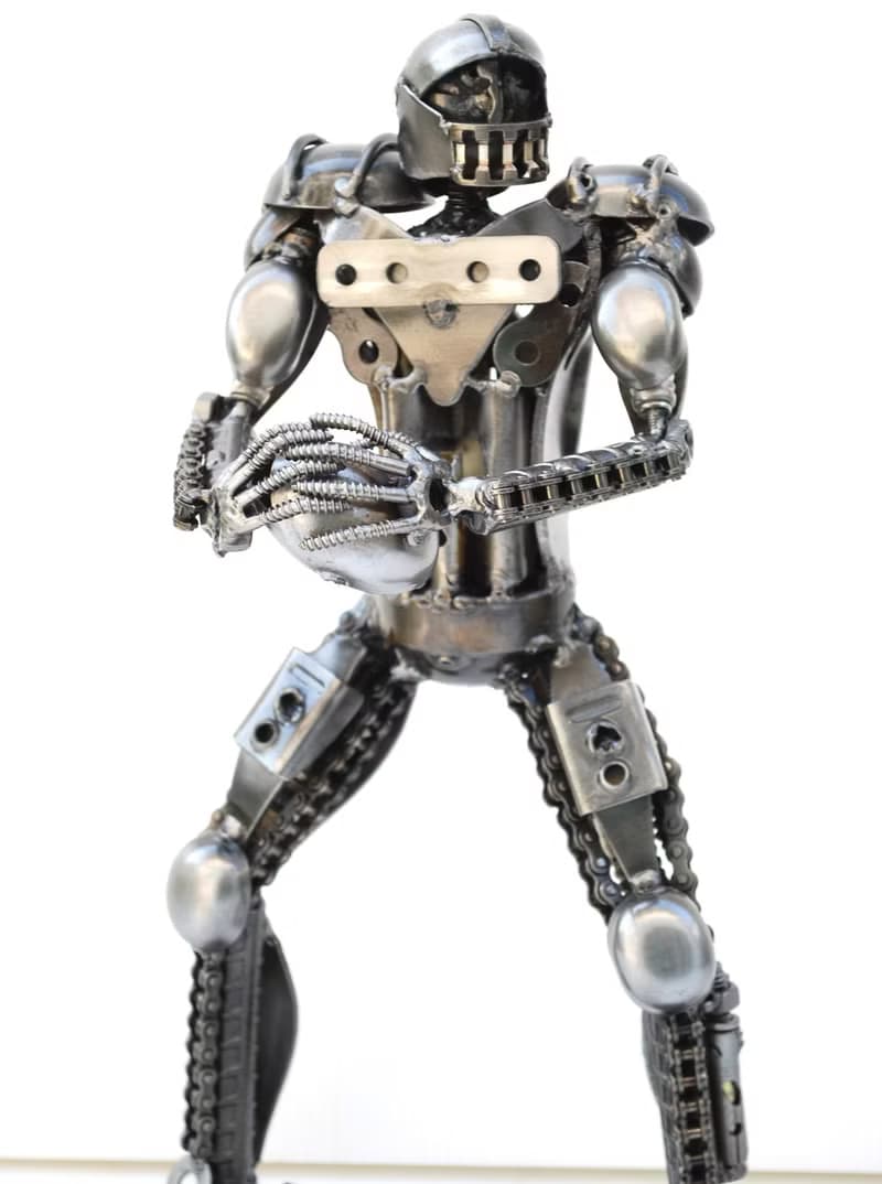 American Football Player SCRAP METAL, Cool gift for him, Cool Birthday Gift