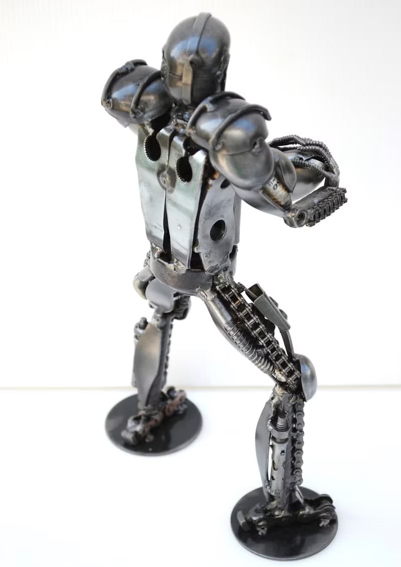 American Football Player SCRAP METAL, Cool gift for him, Cool Birthday Gift