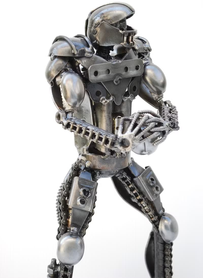 American Football Player SCRAP METAL, Cool gift for him, Cool Birthday Gift