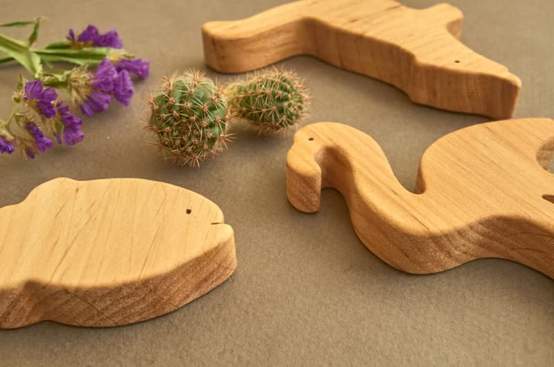 wooden South America animals, wooden woodland animals, Christmas gift baby