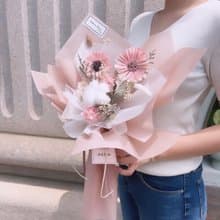 向日葵畢業花束 乾燥花 永生花