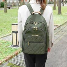 纖美大容量旅行休閒後背包23420(經典綠)