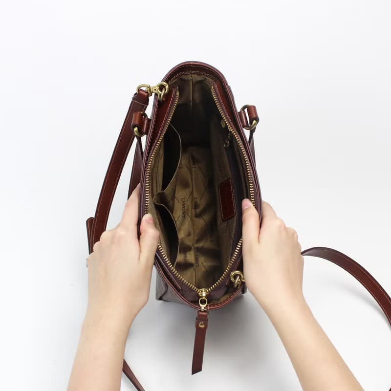 義大利植鞣革牛皮mini托特包 側背包 生日情人節禮物