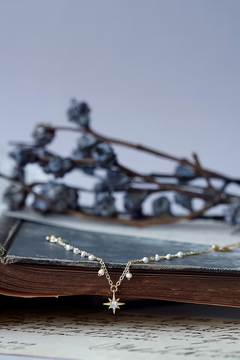 愛情 桃花 x 淡水珍珠 鋯石 18K金 調節【輕輕告白。指引】 手鍊