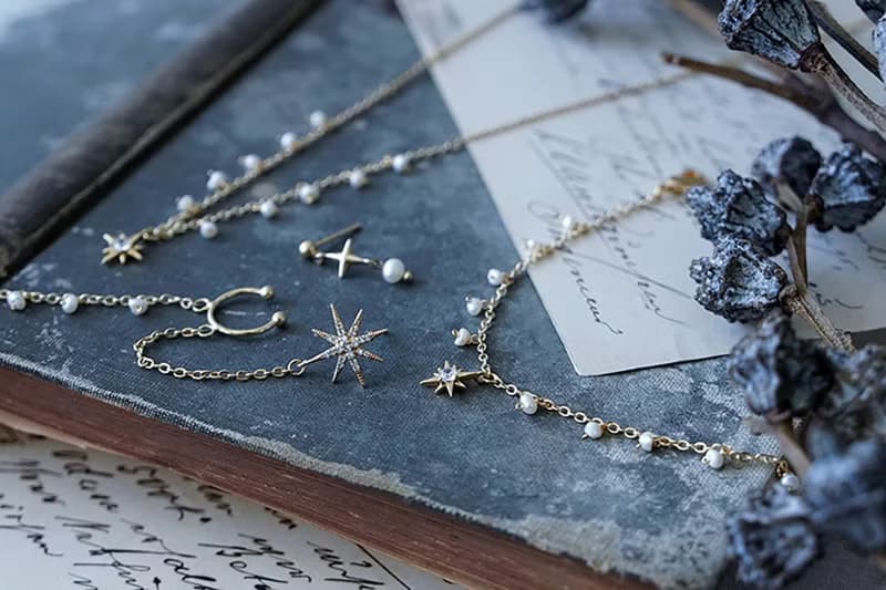 愛情 桃花 x 淡水珍珠 鋯石 18K金 調節【輕輕告白。指引】 手鍊