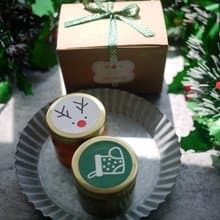 2入耶誕小果醬/抺醬+抺刀 禮盒 聖誕禮物/交換禮物