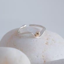 aurora ring　K10YG×silver925　オーロラリング