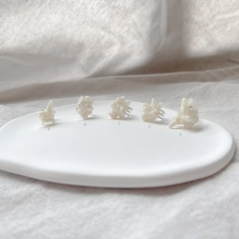 TeenyTinyCraft | 星骸 手工耳骨夾