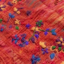 喀什米爾Cashmere/水煮羊毛披肩/針織圍巾/刺繡圍巾/羊絨披巾-花