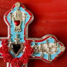 ミラグロクロス　十字架　ウォールアート　ウォールデコレーション　壁飾り