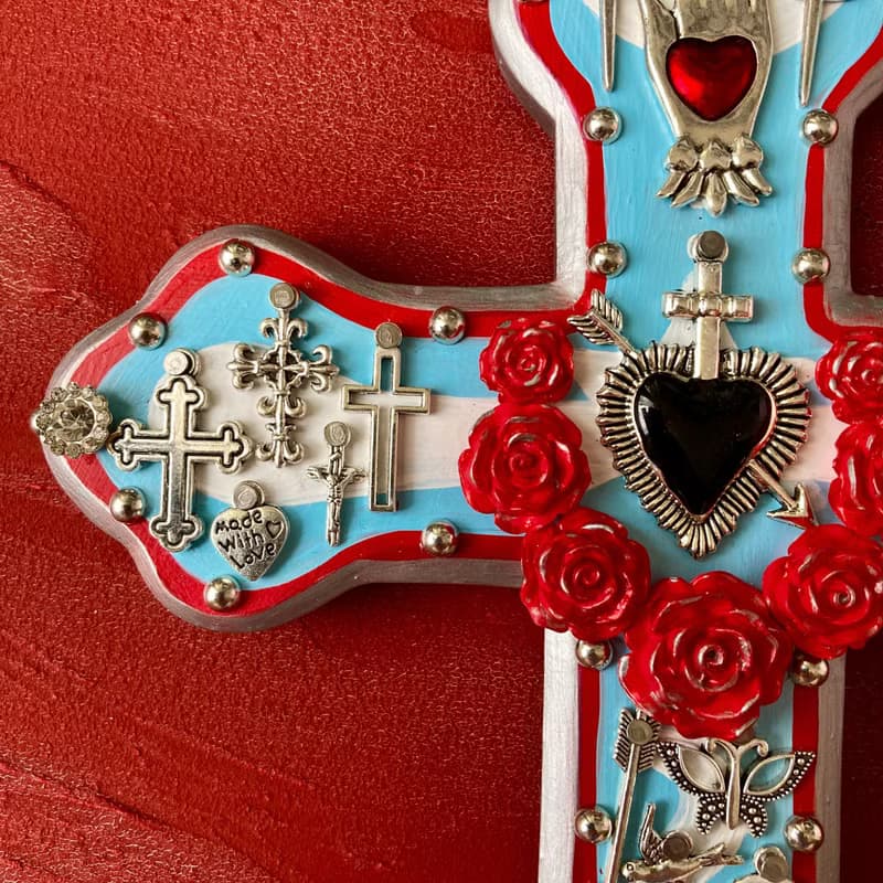 ミラグロクロス　十字架　ウォールアート　ウォールデコレーション　壁飾り