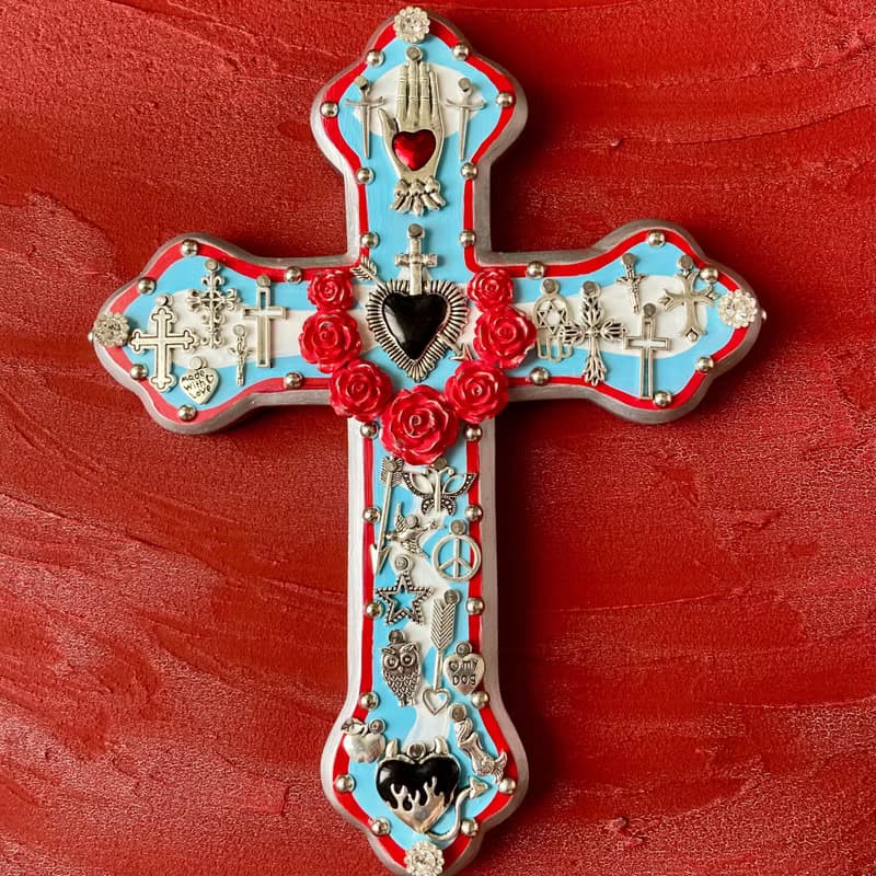 ミラグロクロス　十字架　ウォールアート　ウォールデコレーション　壁飾り