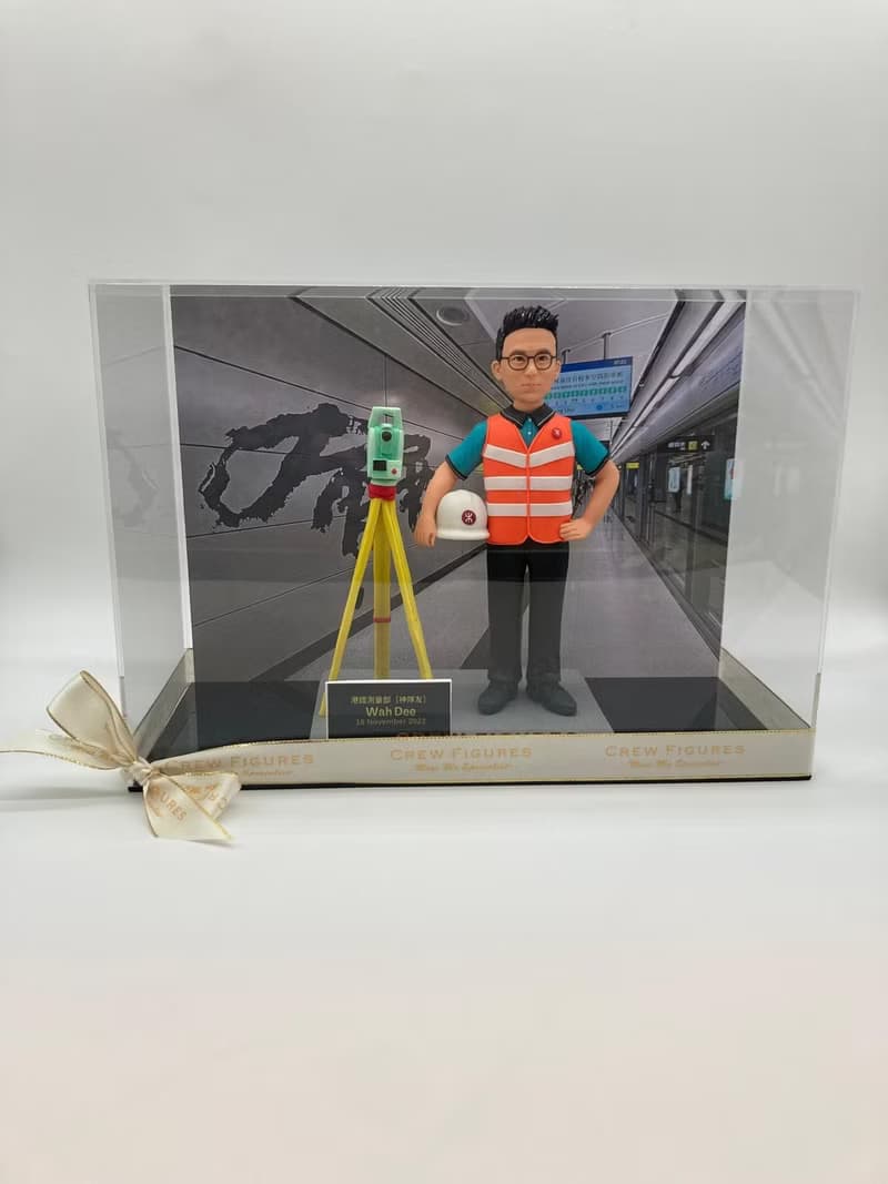 港鐵站測量師 場景 工程師公仔 港鐵小禮物 升職禮物