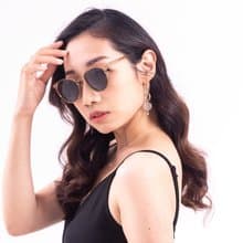 2is KavisH 太陽眼鏡 偏光 復古梨型  焦糖色