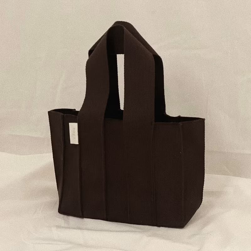 Weave_Medium tote_choco (4colors)