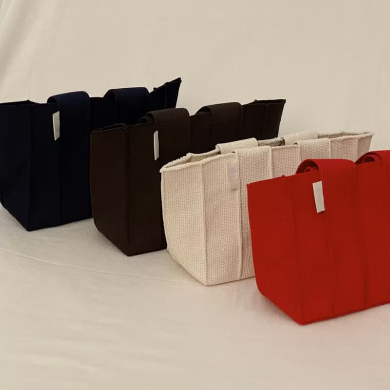 Weave_Medium tote_choco (4colors)