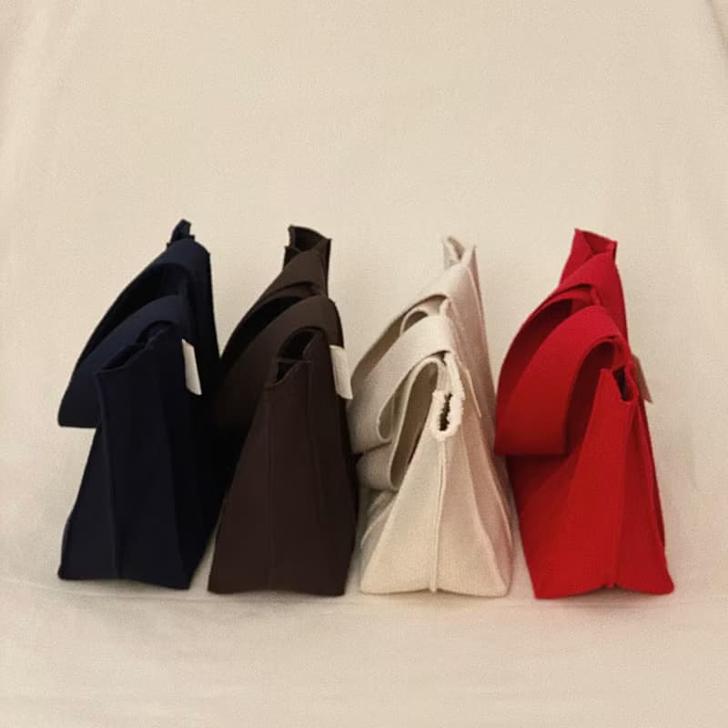 Weave_Medium tote_choco (4colors)