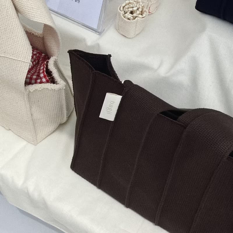 Weave_Medium tote_choco (4colors)