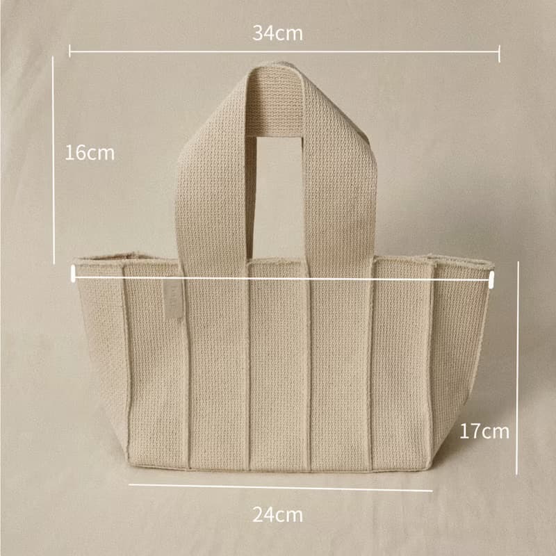 Weave_Medium tote_choco (4colors)