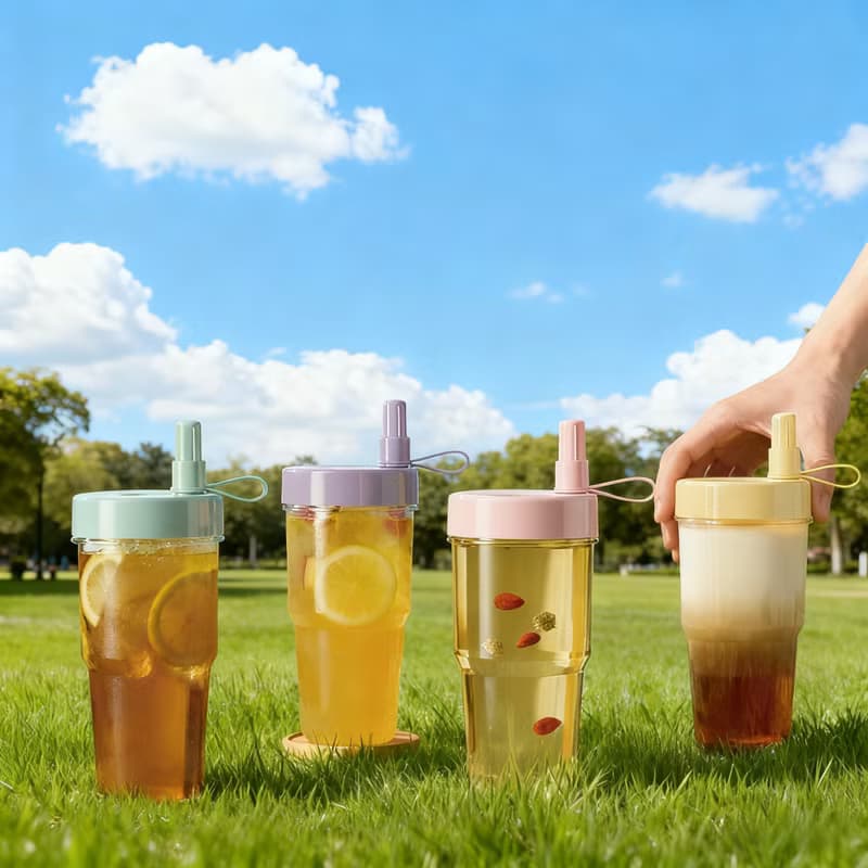 【哩皿生活】Tritan 酷樂循環杯 環保杯 隨行杯 飲料杯 冰壩杯