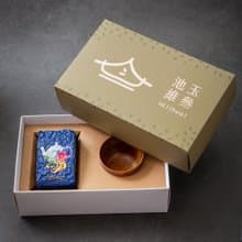 雲杉品茗套組【衫林溪高山茶/品茗漆杯】