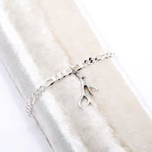 【Angel & Me】一鹿有你 鹿角 s925純銀手鍊 腳鍊 情人節禮物