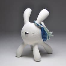 卯兔年限定陶瓷藝品茶寵擺飾 跑跑running兔 卓銘順2023卯兔系列