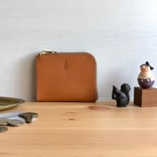 日本製【Takumicsタクミクス】L拉鍊短夾 拉鍊銀包 義大利植鞣革