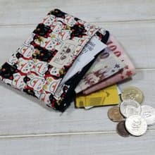 紅色招財貓零錢包/收納包/卡片包