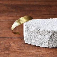 黃銅鍛敲復古手鐲