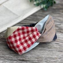 oka 拼布髮帶/頭箍