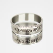 Argentina Coin Ring 20 centavos 1951-1952 coin rings for men coin rings gift