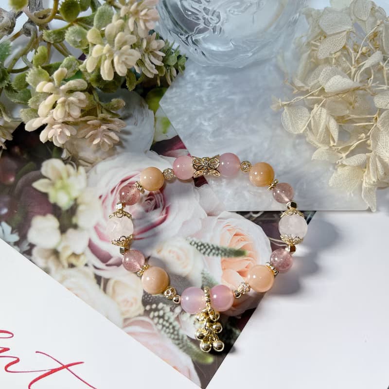 增進人緣改善人際關係 |橙月光 | 粉水晶 | 草莓晶 | 糖果瑪瑙