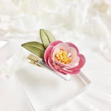 小玫瑰髮夾 小清新髮夾   胸針 纏花 春仔花