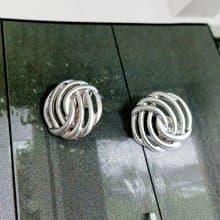 vintage jewelry  Monet  現代藝術風格 夾式耳環