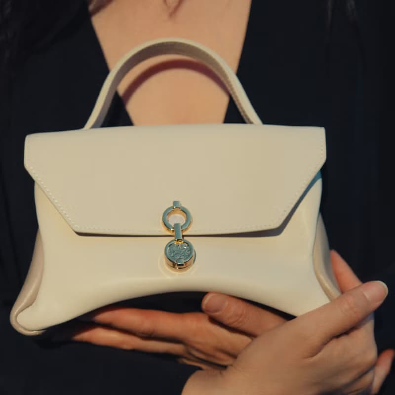 Mini Rococo Bag 玉米基純素皮革 手提包 斜背包 米白色&米色