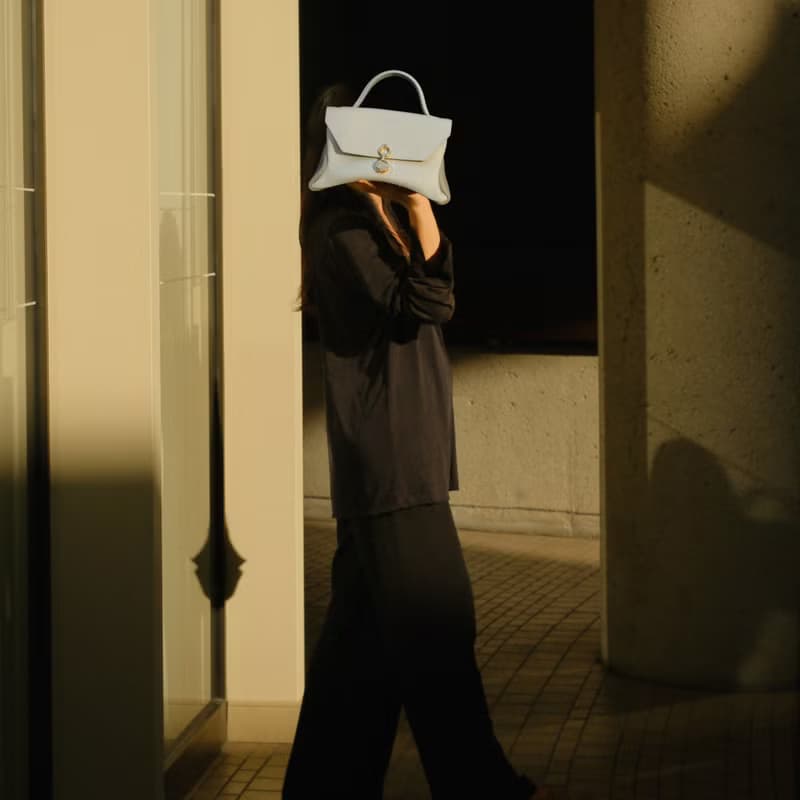 Mini Rococo Bag 玉米基純素皮革 手提包 斜背包 米白色&米色