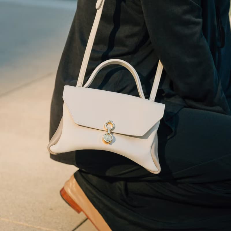 Mini Rococo Bag 玉米基純素皮革 手提包 斜背包 米白色&米色