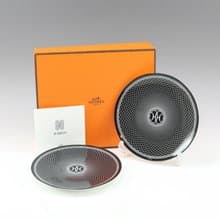 【日本直送】エルメス HERMES アッシュデコ Hデコ 食器 14cm プレート 2枚【未使用】Sランク
