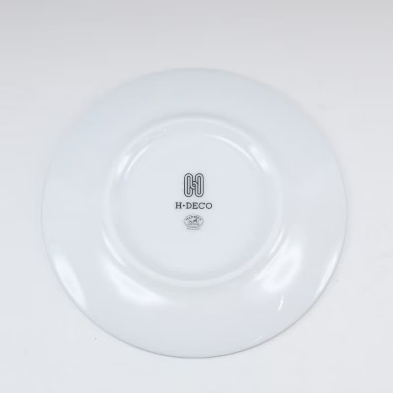 【日本直送】エルメス HERMES アッシュデコ Hデコ 食器 14cm プレート 2枚【未使用】Sランク